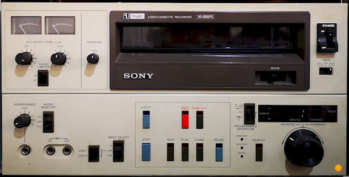 Umatic speler voor digitaliseren